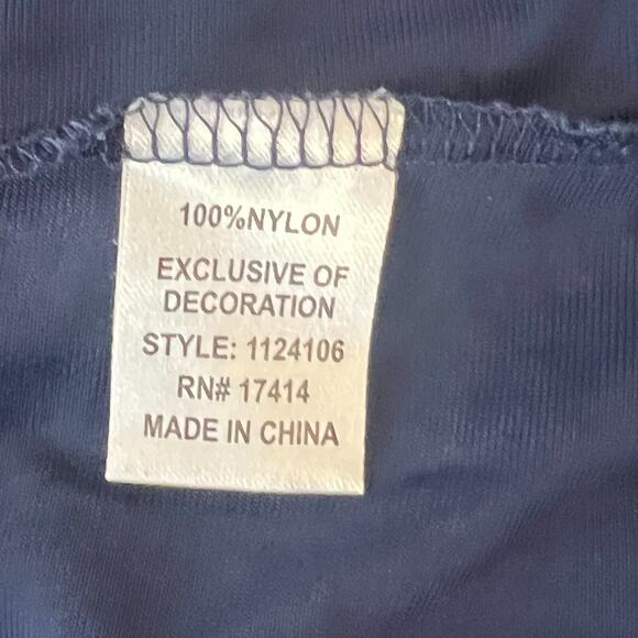 Collette Miss Elaine Flutter Sleeve Long Nightgown Embroidered Floral V Neck - Picture 4 of 6